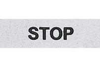 Aksesuar (STOP) Baskılı Etiket